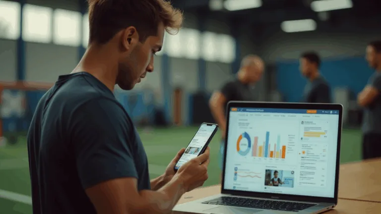 Social media management for sports coaches